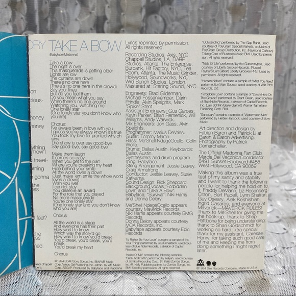 Madonna - Bedtime Stories - Picture 10 of 11